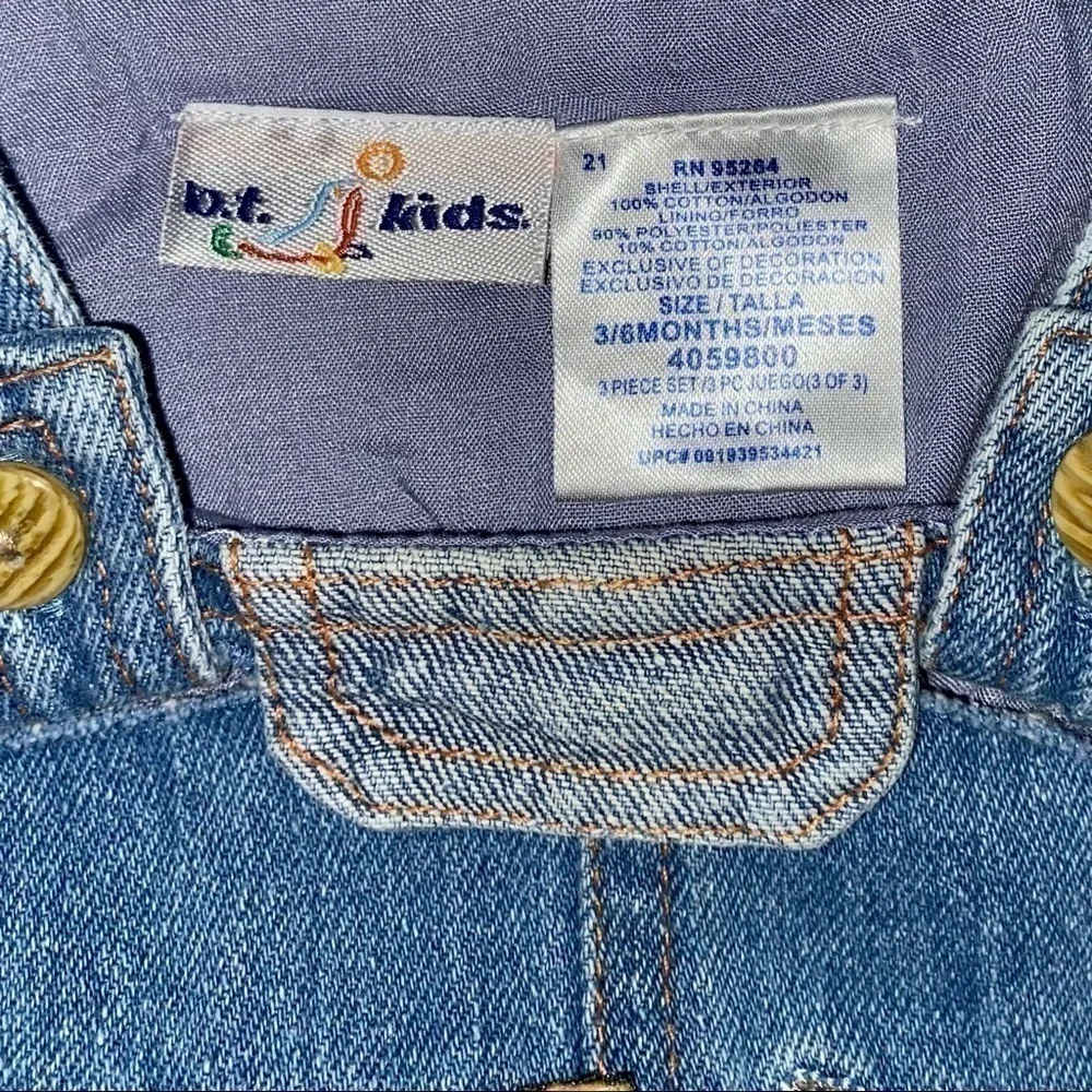 B.T. Kids size months